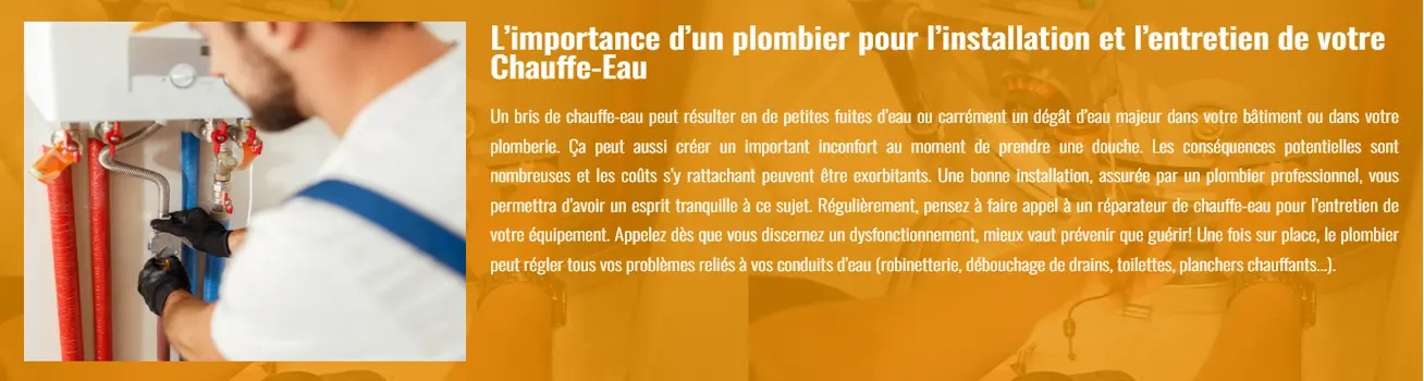 entretien de chauffage plombier